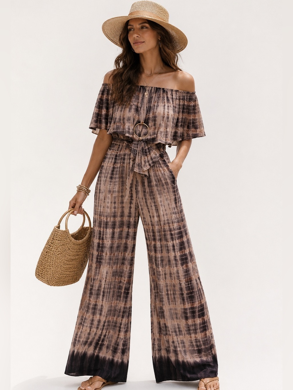 Bohemian Tie-Dye jumpsuit